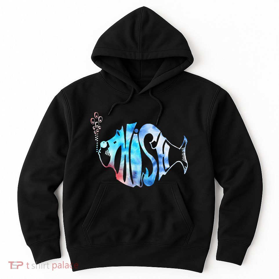 Colorful Phishjam Tiedye For Fisherman Fish Graphic Gift Hoodie