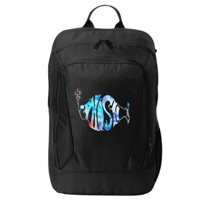 Colorful Phishjam Tiedye For Fisherman Fish Graphic Gift City Backpack