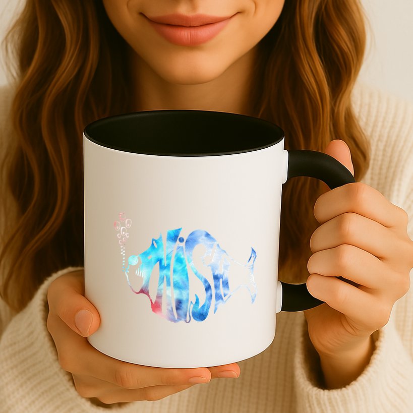 Colorful Phishjam Tiedye For Fisherman Fish Graphic Gift Mug