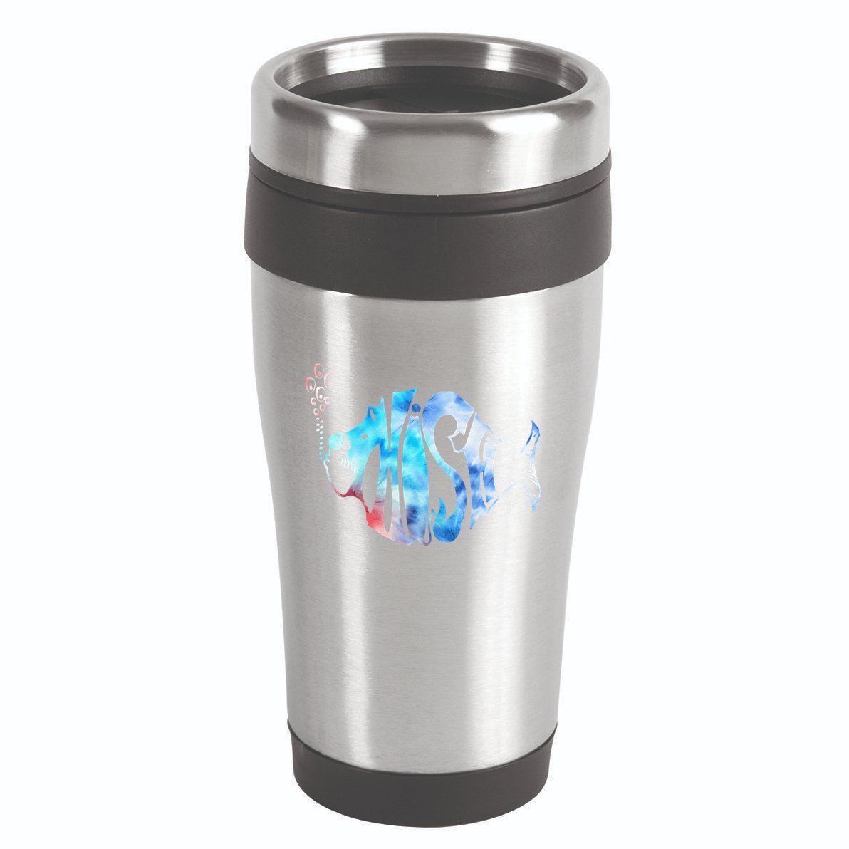 Colorful Phishjam Tiedye For Fisherman Fish Graphic Gift 16oz Travel Tumbler