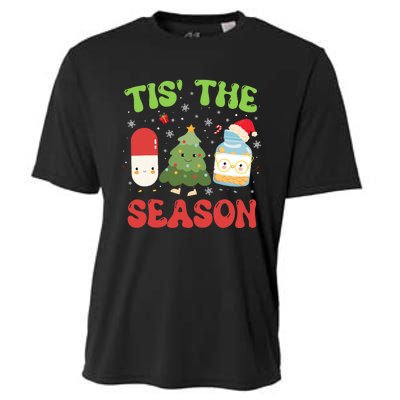 Cpht Pharmacy Technician Christmas Xmas Tis The Season Cooling Performance Crew T-Shirt