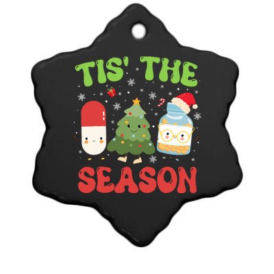 Cpht Pharmacy Technician Christmas Xmas Tis The Season Ceramic Star Ornament