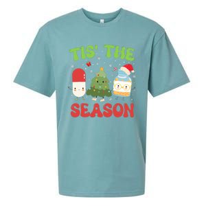 Cpht Pharmacy Technician Christmas Xmas Tis The Season Sueded Cloud Jersey T-Shirt