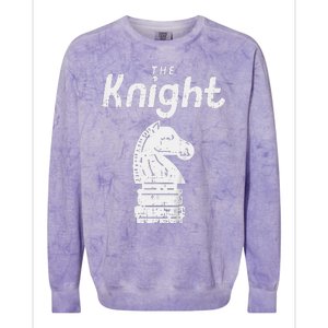 Chess Piece The Knight Halloween Matching Costume Colorblast Crewneck Sweatshirt