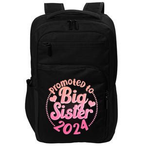 Cute Promoted To Big Sister 2024 Impact Tech Backpack