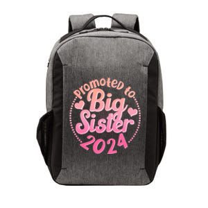 Cute Promoted To Big Sister 2024 Vector Backpack