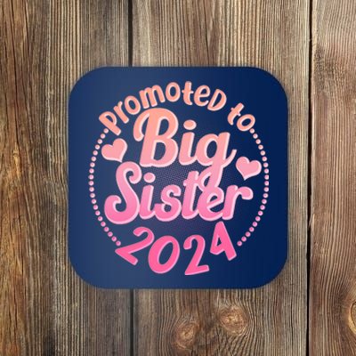 Cute Promoted To Big Sister 2024 Coaster