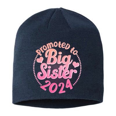 Cute Promoted To Big Sister 2024 Sustainable Beanie