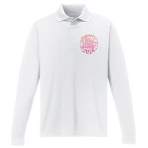 Cute Promoted To Big Sister 2024 Performance Long Sleeve Polo