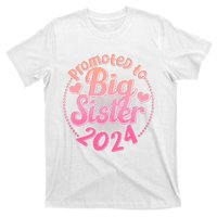 Cute Promoted To Big Sister 2024 T-Shirt