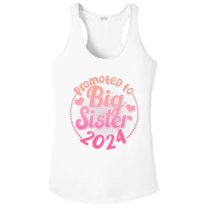 Cute Promoted To Big Sister 2024 Ladies PosiCharge Competitor Racerback Tank