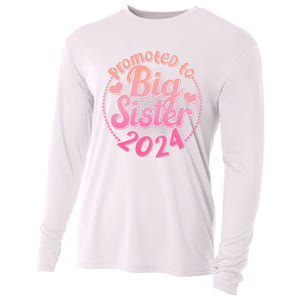 Cute Promoted To Big Sister 2024 Cooling Performance Long Sleeve Crew