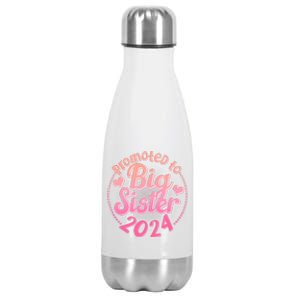 Cute Promoted To Big Sister 2024 Stainless Steel Insulated Water Bottle