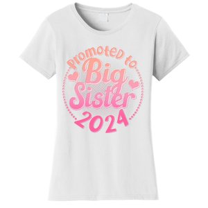 Cute Promoted To Big Sister 2024 Women's T-Shirt