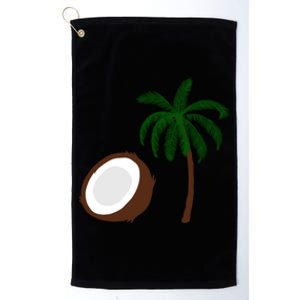 Coconut Palm Tree Madam President Kamala 2024 Election Vote Great Gift Platinum Collection Golf Towel