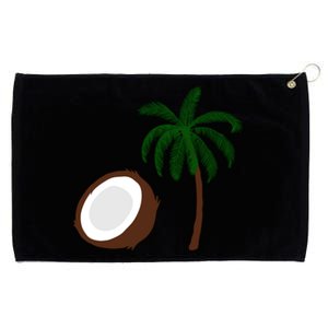 Coconut Palm Tree Madam President Kamala 2024 Election Vote Great Gift Grommeted Golf Towel