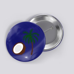 Coconut Palm Tree Madam President Kamala 2024 Election Vote Great Gift Button