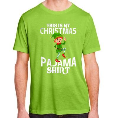 Christmas Party This Is My Christmas Pajama Funny Gift Adult ChromaSoft Performance T-Shirt