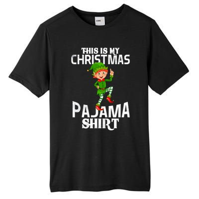 Christmas Party This Is My Christmas Pajama Funny Gift Tall Fusion ChromaSoft Performance T-Shirt