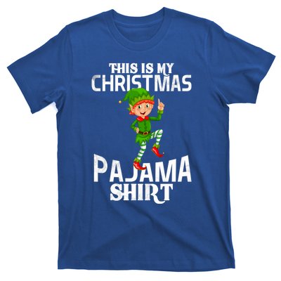 Christmas Party This Is My Christmas Pajama Funny Gift T-Shirt