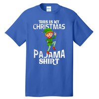 Christmas Party This Is My Christmas Pajama Funny Gift Tall T-Shirt