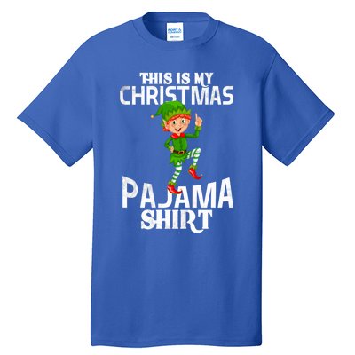 Christmas Party This Is My Christmas Pajama Funny Gift Tall T-Shirt