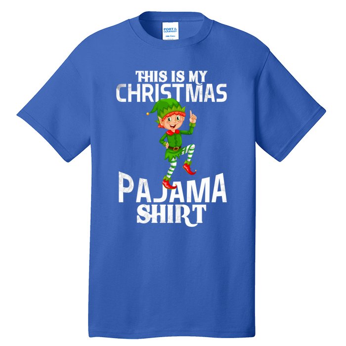 Christmas Party This Is My Christmas Pajama Funny Gift Tall T-Shirt