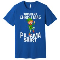 Christmas Party This Is My Christmas Pajama Funny Gift Premium T-Shirt