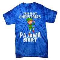 Christmas Party This Is My Christmas Pajama Funny Gift Tie-Dye T-Shirt