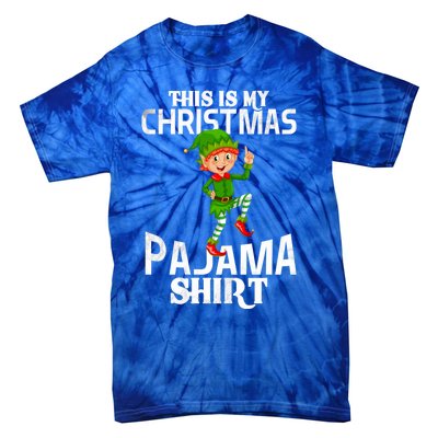 Christmas Party This Is My Christmas Pajama Funny Gift Tie-Dye T-Shirt