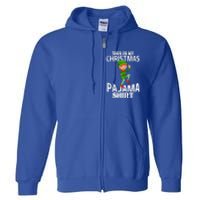 Christmas Party This Is My Christmas Pajama Funny Gift Full Zip Hoodie