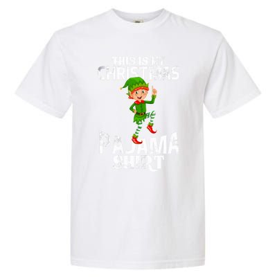 Christmas Party This Is My Christmas Pajama Funny Gift Garment-Dyed Heavyweight T-Shirt