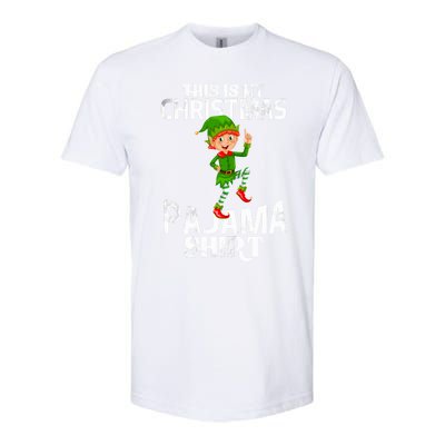 Christmas Party This Is My Christmas Pajama Funny Gift Softstyle CVC T-Shirt