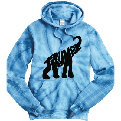 Cute Pro Trump Elephant Gift Tie Dye Hoodie