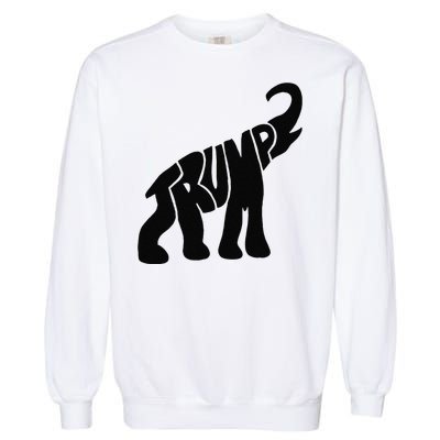 Cute Pro Trump Elephant Gift Garment-Dyed Sweatshirt