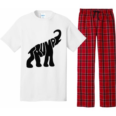 Cute Pro Trump Elephant Gift Pajama Set