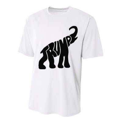 Cute Pro Trump Elephant Gift Performance Sprint T-Shirt