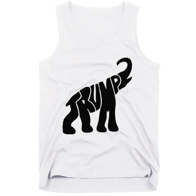 Cute Pro Trump Elephant Gift Tank Top