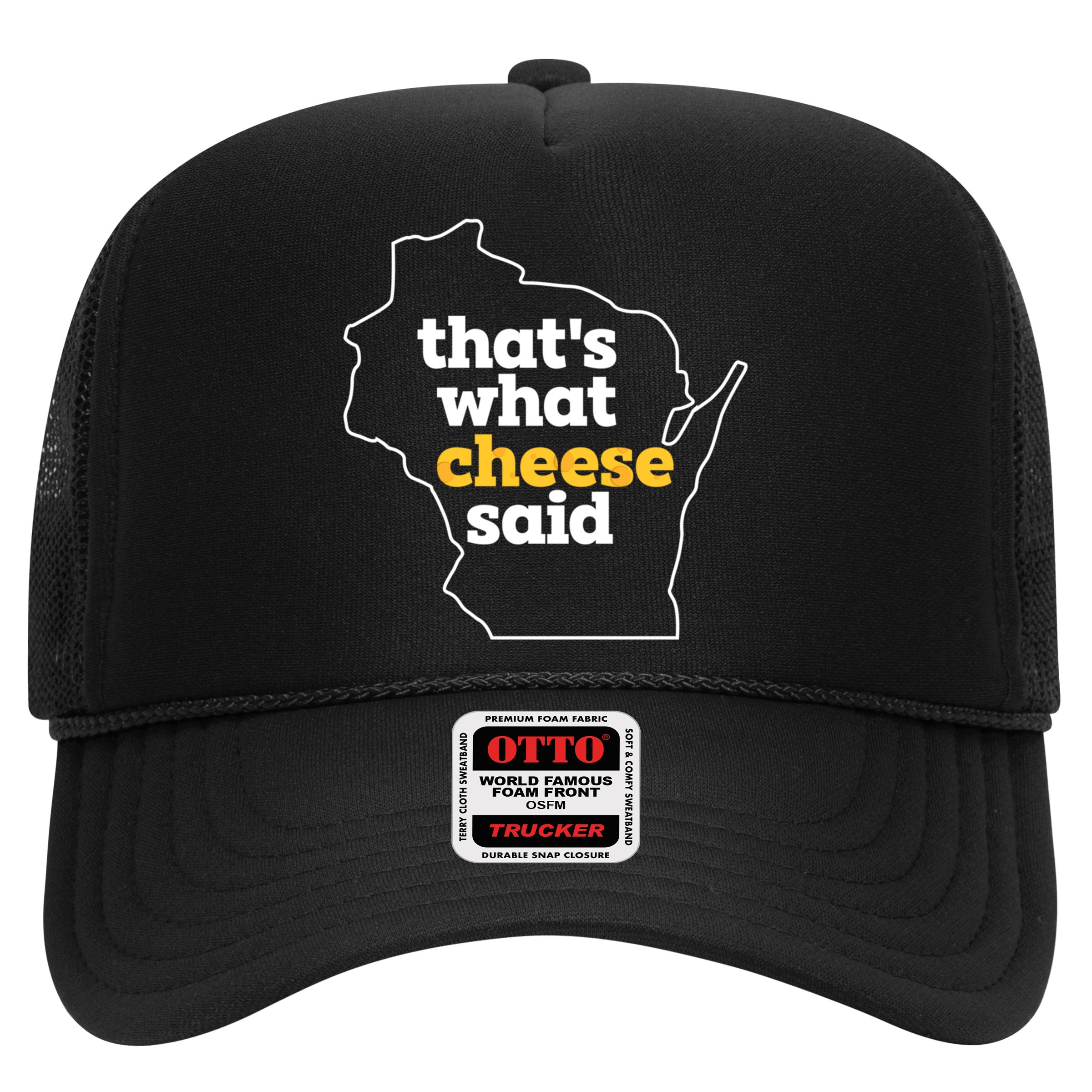 Cheese Pun ThatS What Cheese Said Funny Wisconsin Cheese Gift Hat