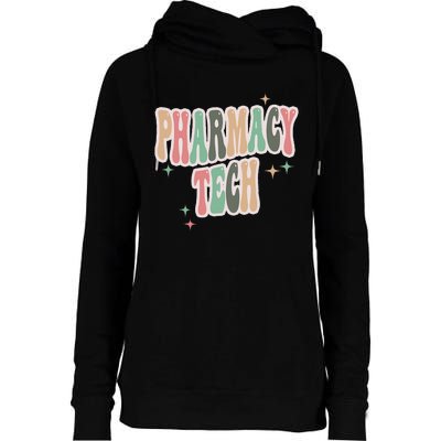 CPHT Pharmacy Tech Uniform Technician Pharmacist Womens Funnel Neck Pullover Hood