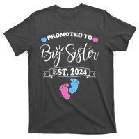 Cute Promoted To Big Sister Est 2024 T-Shirt