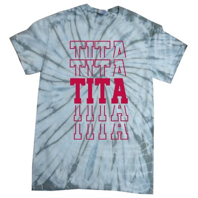 Cute Personalized Tita Birthday Matching Family Tie-Dye T-Shirt