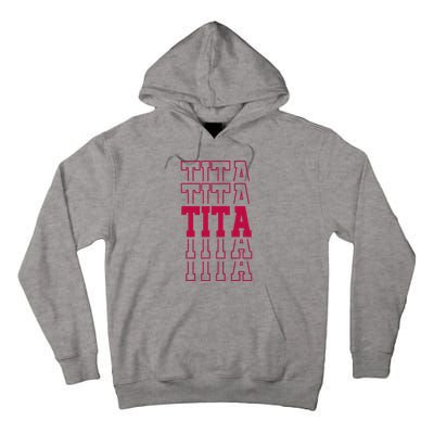 Cute Personalized Tita Birthday Matching Family Tall Hoodie