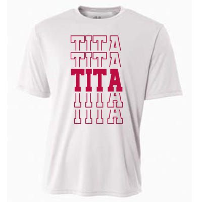 Cute Personalized Tita Birthday Matching Family Cooling Performance Crew T-Shirt