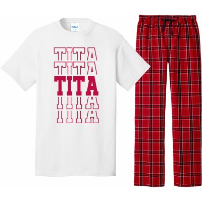 Cute Personalized Tita Birthday Matching Family Pajama Set