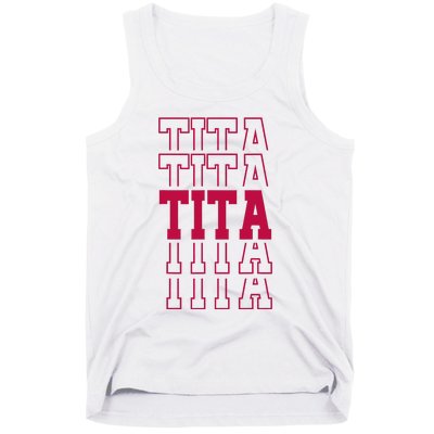 Cute Personalized Tita Birthday Matching Family Tank Top