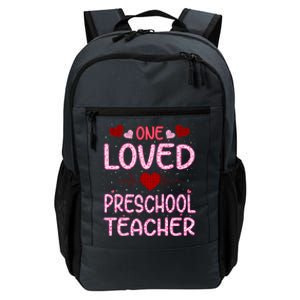 Cute Preschool Teacher Valentines Day Love Preschool Teacher Gift Daily Commute Backpack