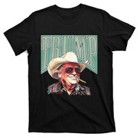 Cowboy President Trump 2024 Election Take America Back Funny T-Shirt