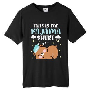 Cute Pj Teen Pjs Funny Bear Pjs This Is My Pajama Tall Fusion ChromaSoft Performance T-Shirt