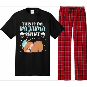 Cute Pj Teen Pjs Funny Bear Pjs This Is My Pajama Pajama Set